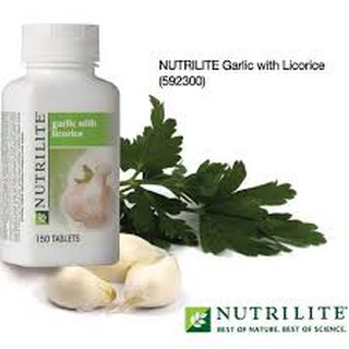 กระเทียม​อัด​เม็ด Amway NUTRILITE Garlic with Licorice (150 tab)