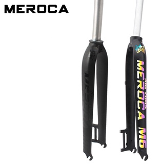 ตะเกียบจักรยานอลูมิเนียม MEROCA M6 ultra light hard fork M6 รองรับ 26/27.5/29 นิ้ว