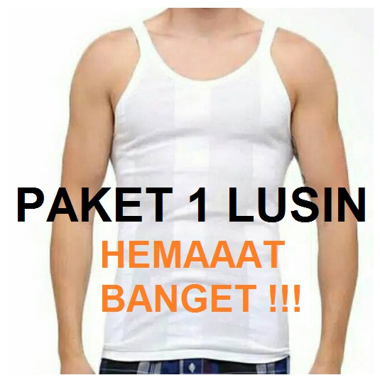 1 DOZEN MEN& 39;S SINGLET UNDERWEAR สําหรับวัยรุ่นและผู้ใหญ่