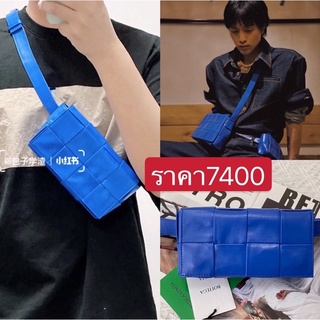 พรี​ ราคา7400 Bottega Veneta the belt Cassette 18.5cmกระเป๋า​คาด​เอว​กระเป๋าคาดอก กระเป๋าแฟชั่น