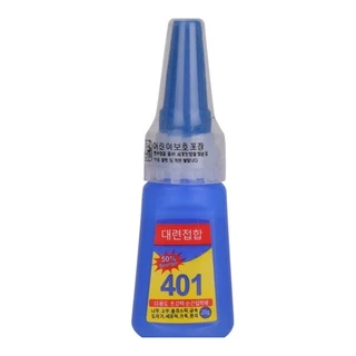 กาวติดเล็บปลอม 401 เนื้อเจล กาวต่อเล็บแบบหยด จำหน่าย อุปกรณ์ทำเล็บ สีเจล