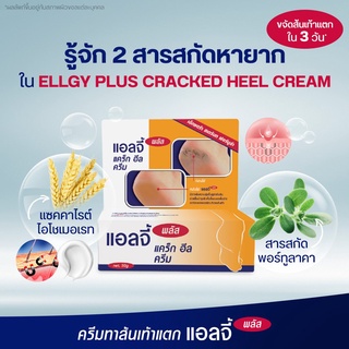 Ellgy plus 25g / 50g เอลจี้ พลัส ครีมทาส้นเท้าแตก