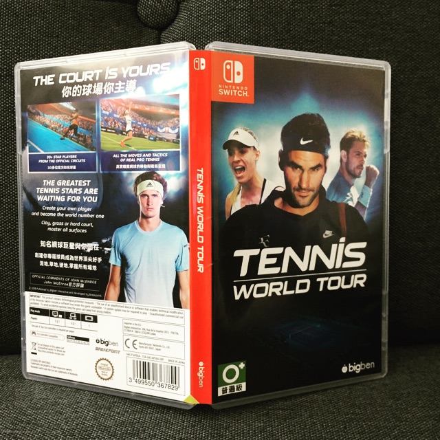 แผ่นเกมส์ Nintendo switch Tennis World Tour มือสอง