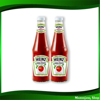 ซอสมะเขือเทศ 600 กรัม (2ขวด) ไฮนซ์ Heinz Ketchup Tomato Sauce ซอส มะเขือเทศ มะเขือเทศซอส ซอสปรุงรส ซอสเครื่องปรุง