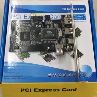 PCIe Firewire Card for Windows 10, IEEE 1394 PCI Express Controller 4 Ports