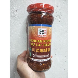 Lin Lin Sichuan Pepper Ma la Sauce หมาล่าซอส 360กรัม .