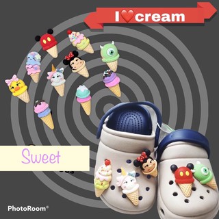 ราคาJB 🌸👌🏻🌈ตัวติดรองเท้า “ ไอศกรีม “ ดูดี น่ารัก คิวท์สุด 👠🌈Shoe Charm “ I-cream “ ice cream