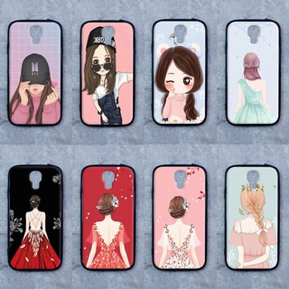 เคส Samsung S4 ลายผู้หญิง ขอบนิ่มหลังแข็ง เคสมือถือ เคสโทรศัพท์ Case เคส TPU ขอบนิ่มหลังแข็ง ไม่ขูดตัวเครื่อง ไม่กัดขอบ