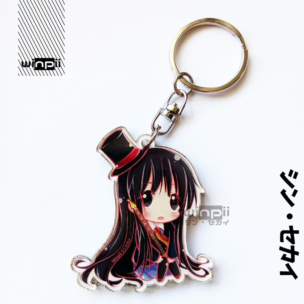 พวงกุญแจ GANTUNGAN / พวงกุญแจอะคริลิค Mio Akiyama Anime K-ON!