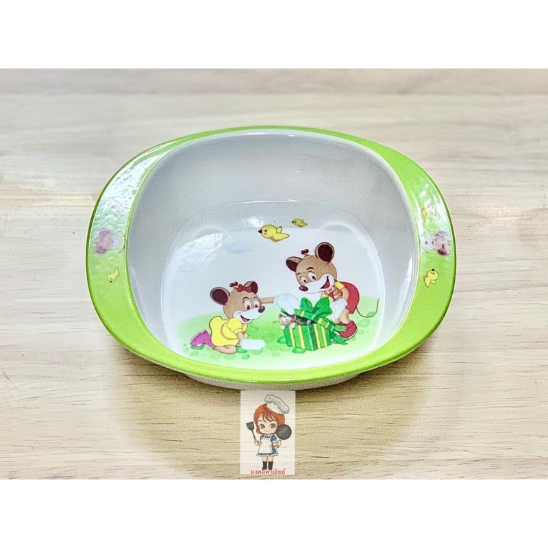 ชามข้าวเด็ก ถ้วยข้าวเด็ก ถ้วยลายการ์ตูน ชามใส่อาหาร - รูปที่ 3