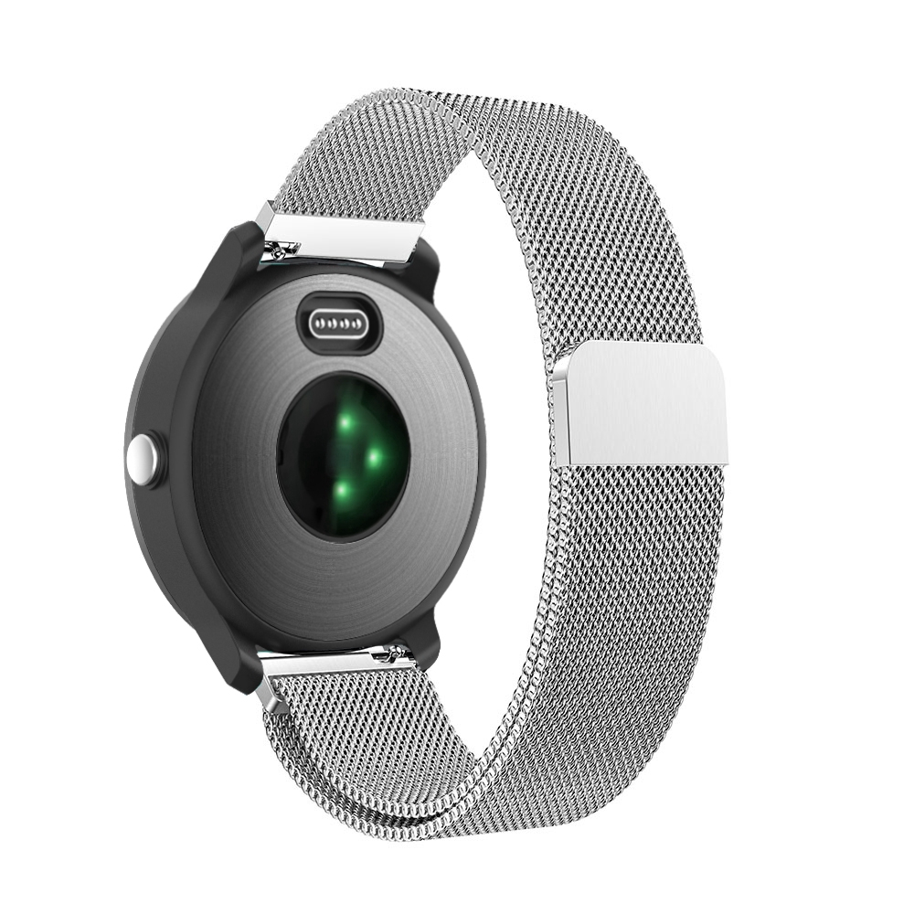 สายนาฬิกาข้อมือ milanese สําหรับ garmin venu vivoactive 3 vivomove hr forerunner 245 245m 645 ขนาด 20 มม.
