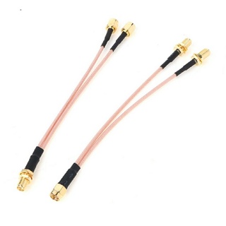 SMA Female TO  2 x PR Male Cable  For 4G Router 2 SMA Port 1 Antenna