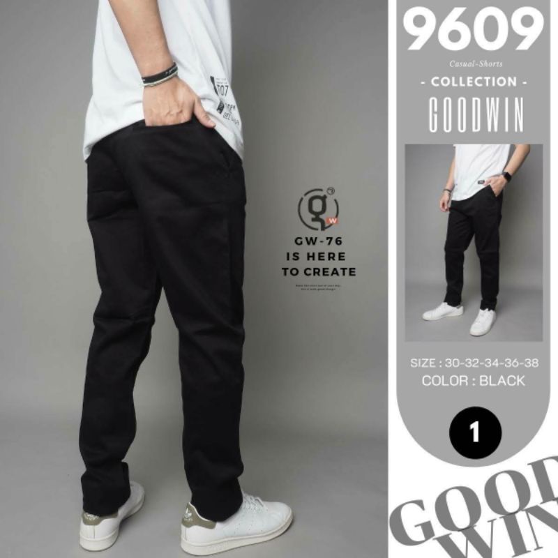 ESLEY pants ขายาวชิโน่ ทรงกระบอก คอตตอน100%