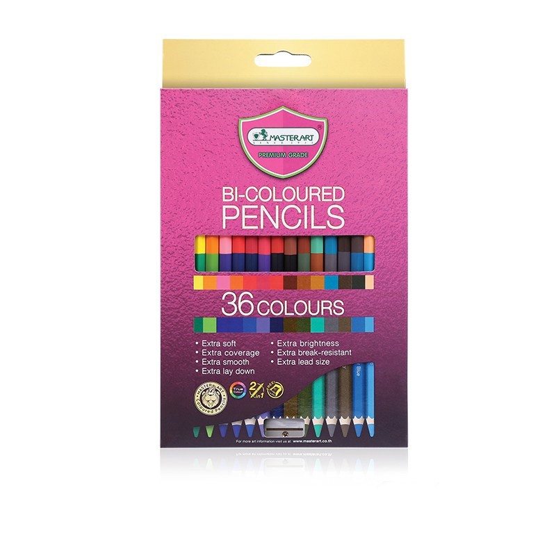สีไม้ Master Art โฉมใหม่ ! เกรดพรีเมี่ยม (1 กล่อง)