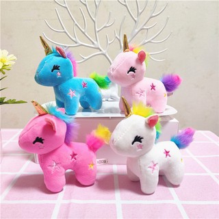 Unicorn Plush Toy Soft Stuffed Popular Cartoon Unicorn Doll Animal Horse Toy Small Pendant Toys