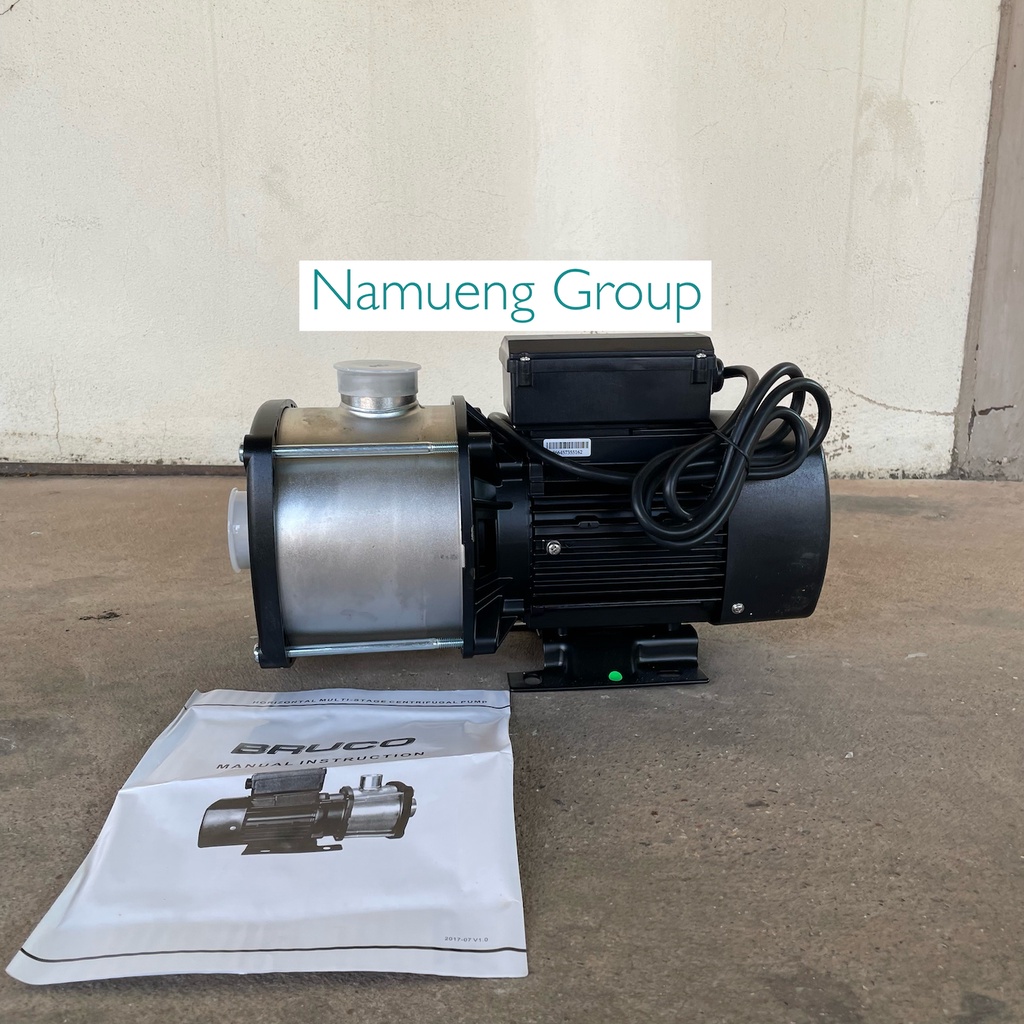 ปั๊มน้ำ ปั๊มน้ำหลายใบพัด ปั๊มหอยโข่งไฟฟ้าBRUCOรุ่นBMI3/1500-15ไฟ220Vเหมาะใช้งานสวนหย่อม อัดสปริงเกอร์ โรงน้ำดื่ม