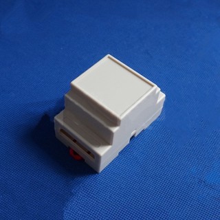 Din Rail Plastic Enclosures box (กล่องพลาสติกเกาะราง รางรีเลย์ รางปีกนก) 88 X 54 X 59 mm