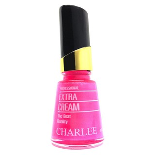 Charlee Nail Polish ยาทาเล็บชาลี 15 ml. สีมุกผสมกากเพชร เบอร์ 162