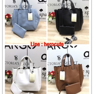 ZARA SOFT DOUBLE SIDED MINI TOTE BAG ส่งฟรีEMS