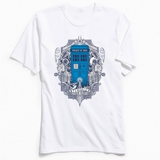 เสื้อยืดโอเวอร์ไซส์Dr.who เสื้อยืดแขนสั้น คอกลม พิมพ์ลาย 3D สําหรับผู้ชาย 100S-3XL