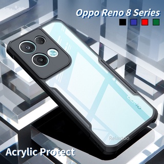 เคสโทรศัพท์มือถือ TPU แบบใส กันกระแทก สําหรับ Oppo Reno8 Pro Plus 8Pro+ 8Lite Reno 8 Reno 8Pro+ 5G