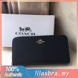 ✨ลิลี่ แคนาดา ช้อปปิ้ง✨ COACH F16612 16612 กระเป๋าสตางค์ผู้หญิง กระเป๋าหนัง ซิป