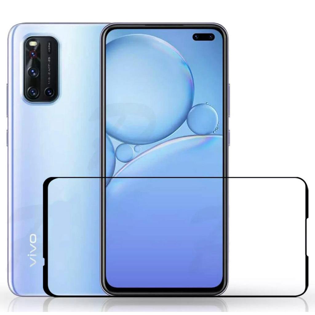 ฟิล์ม​กระจกกันรอย For Vivo V19 Y04 Y04S Y05 ฟิล์มเลนส์กล้อง  ฟิล์มกระจกเต็มจอขอบดำ ฟิล์มกันรอยหลัง ฟ
