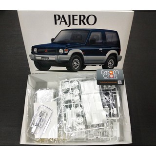 AOSHIMA 1/24 MITSUBISHI V24WG PAJERO METAL TOP WIDE XR-II 91 (โมเดลรถยนต์ Model DreamCraft)