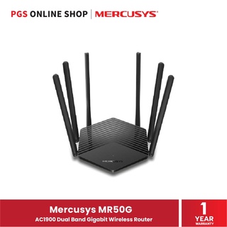 Mercusys MR50G (ไวร์เลสเร้าเตอร์) AC1900 Dual Band Gigabit Wireless Router