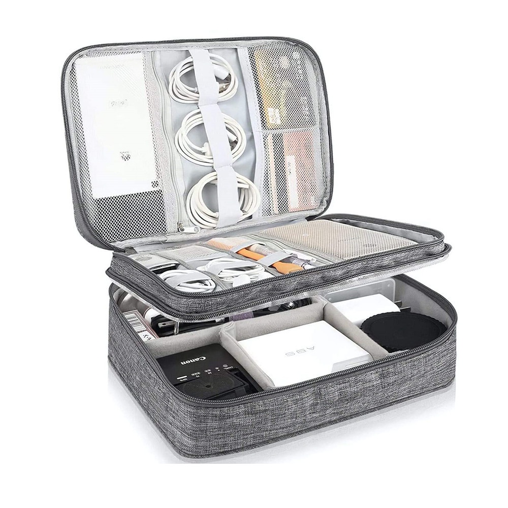 Travel Charger Cable Wires Storage Bag Electronic Digital Accessories Organizer for Gadget ,Mouse,iP