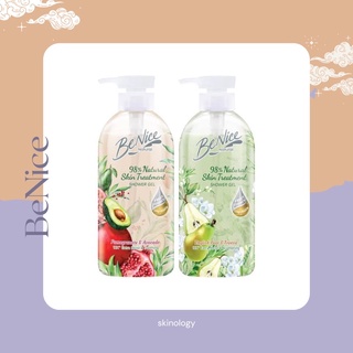 (พร้อมส่ง) บีไนซ์ BeNice Shower Gel English Pear &amp; Freesia / Pomegranate &amp; Avocado 450ml