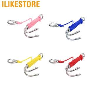 Ilikestore Drift Double Hook  Diving Anti Rust Powerful Corrosion Wear Resistant Heavy Duty with Line for Cave Dive