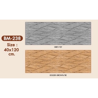 WSP พรมเช็ดเท้า ไมโครไฟเบอร์ ขนาด 40x120cm. รุ่น BM-238, BM-241 (มีหลายสีให้เลือก)