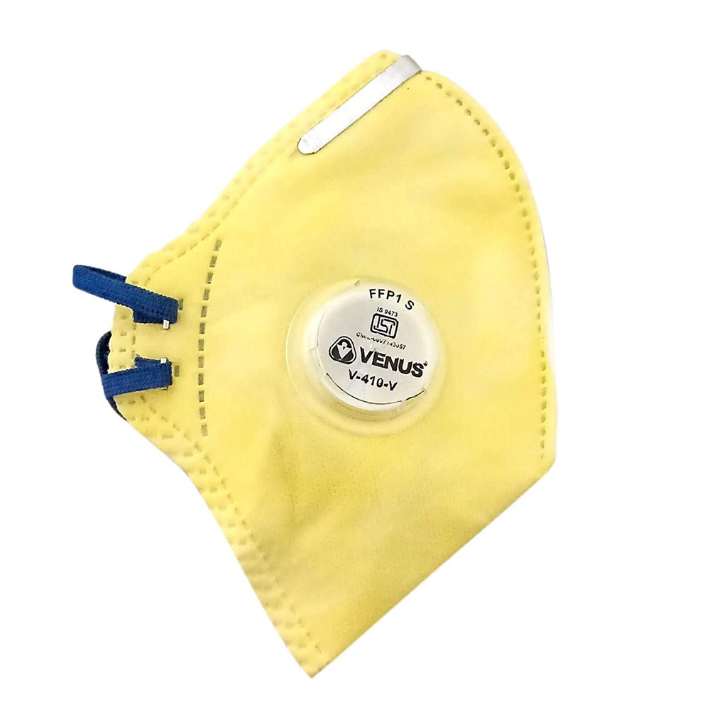 หน้ากากป้องกันมลพิษ  VENUS V-410 V ที่มีเทคนิคการกรองสูงถึง 95 เกณฑ์ที่ดีที่สุดสำหรับผู้ชายและผู้หญิ
