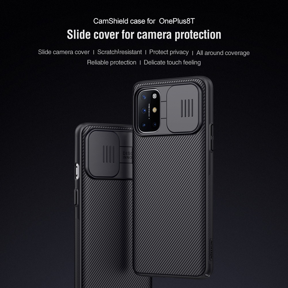 OnePlus 8T Nillkin รุ่น CamShield Case เคสมือถือ ฝาหลัง ปิดกล้องคลังได้ แบรนด์เกาหลี (ของแท้100%)