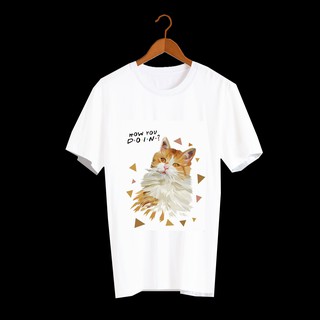 เสื้อลายแมว เสื้อยืด สไตล์ญี่ปุ่น CAT126