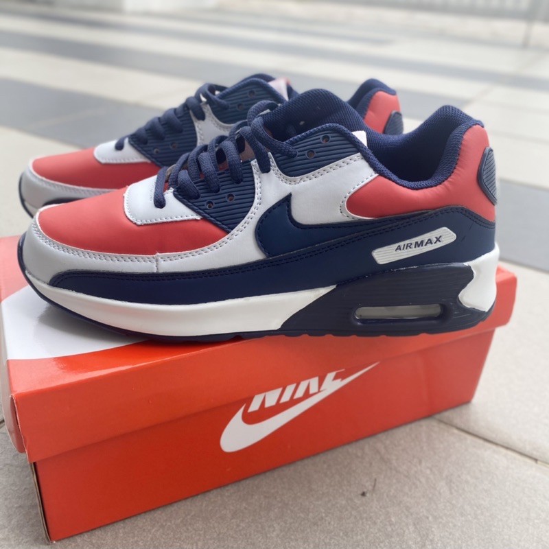 !!️Nike AIR MAX 90 NAVY/RED UNISEX (ยูโร่ 36-44)