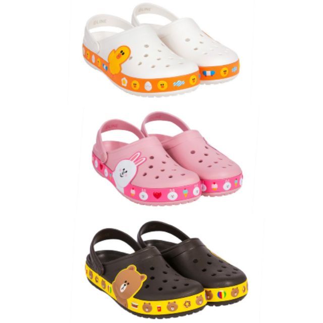 crocs crocband line friends clog