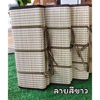 เสื่อกกแท้ 3 ขนาด 3 พับ/4 พับ มี 5 สีให้เลือก ผลิตจากกกธรรมชาติ ไม่บุฟองน้ำ งานสวยทอละเอียดไม่บาดผิว