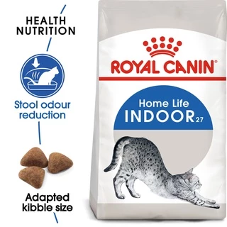 Royal canin indoor27 400g. แมวโตสูตรเลี้ยงในบ้าน 400 กรัม Exp:03/2027