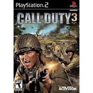 แผ่นเกมส์ Ps2 เกมส์ Call Of Duty 3