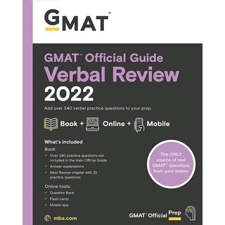 GMAT Official Guide Verbal Review 2022