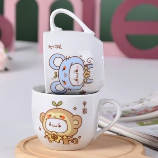 แก้วกาแฟ 220ml ☕️ 5ลายสุดน่ารัก แก้วเซรามิค