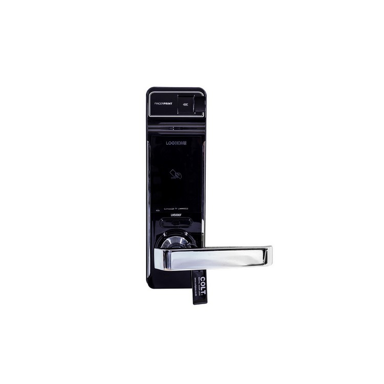 MULTI-F DIGITAL LOCK COLT LH5000F-SKN ดำ | COLT | LH5000F-SKN กลอนประตูดิจิตอล มือจับประตู ประตูและห