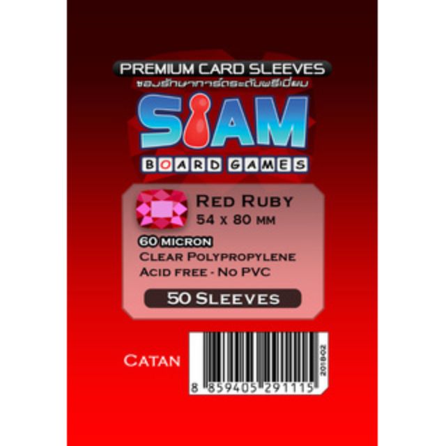 ซองการ์ด Siam boardgame Sleeves card ซองใสใส่การ์ด บอร์ดเกม ศิลปิน ไม่ดูดโฮโลแกรม