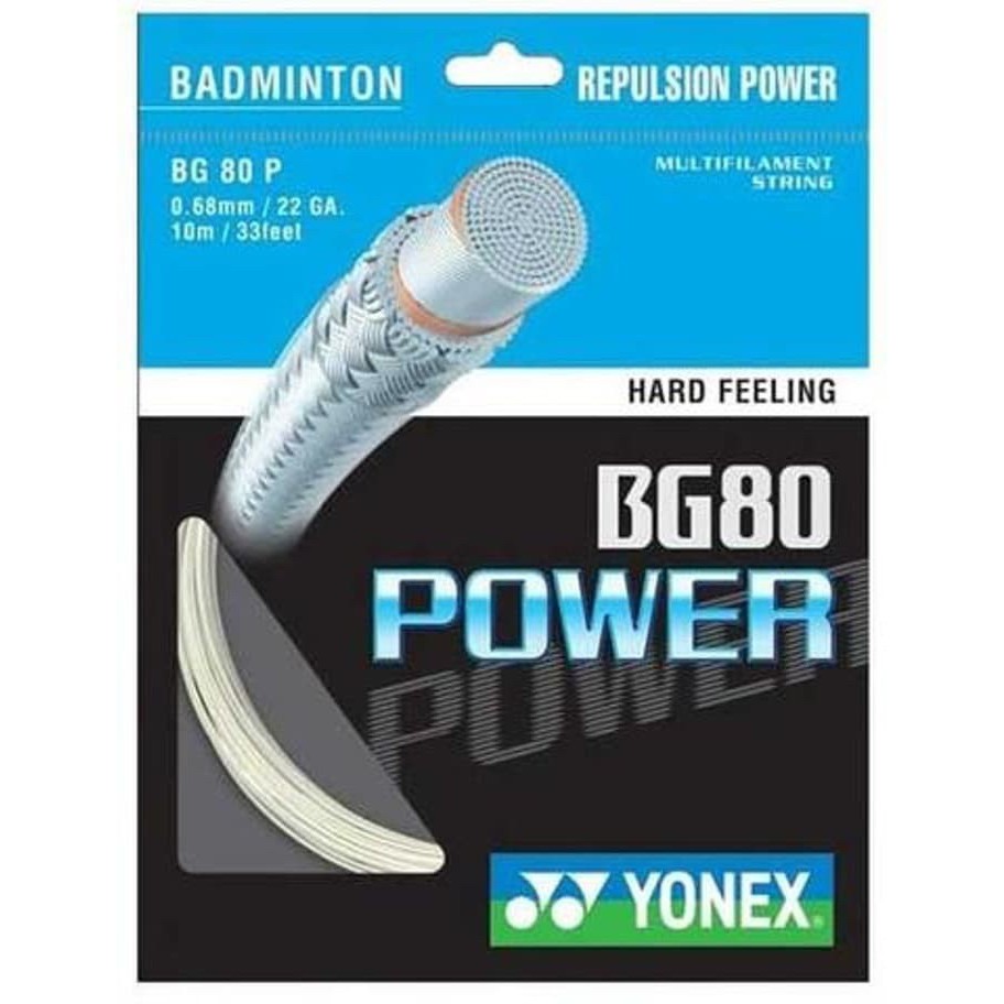 ใหม่ต้นฉบับ YONEX BADMINTON STRINGS BG80 - BG 80 POWER SP ผลิตในญี่ปุ่น