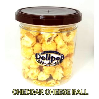 🍿Delipop ป๊อบคอร์นอร่อยไม่มีกากรสชีสแท้ cheddar cheese Size M ข้าวโพดเม็ดกลมโตไร้กากอร่อย