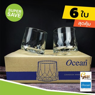 แก้ววิสกี้ทรงลูกข่าง Whisky Glass (6 Pcs.) Ocean Glass