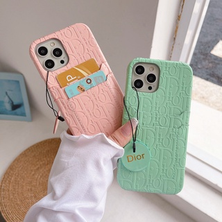 เคสโทรศัพท์มือถือหนัง พร้อมช่องใส่บัตร หรูหรา สําหรับ iPhone 14 Pro Max 13 Pro 14 Pro 13 Pro Max 13 Mini 12 Pro Max 12 Pro 11