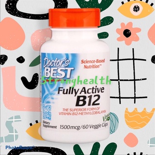 พร้อมส่ง จาก อเมริกา &gt;&gt; Doctors Best, Best Fully Active B12, ขนาด 1500 mcg